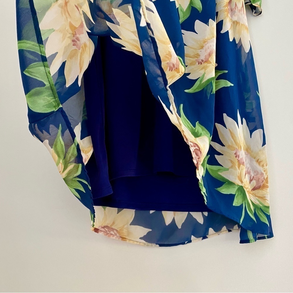 Show Me Your Mumu Birdie Sunflower Dreams Ruffle Dress XS - Picture 12 of 16